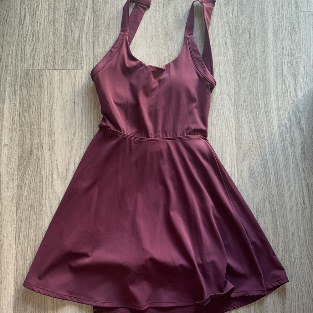 Halara Backless Twisted Flare Dance Active Dress